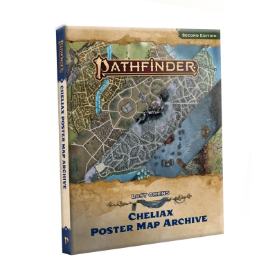 Pathfinder Lost Omens Cheliax Poster Map Archive - EN