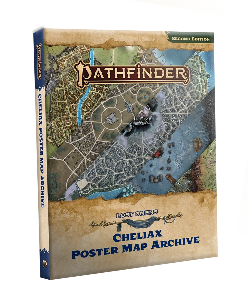 Pathfinder Lost Omens Cheliax Poster Map Archive - EN