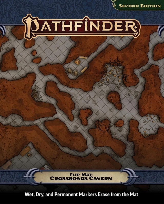 Pathfinder Flip-Mat: Crossroads Caverns - EN