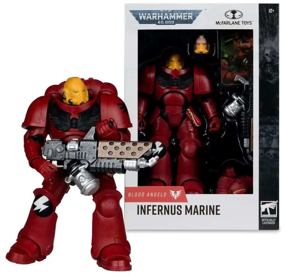 Warhammer 40,000: Infernus Marine (Blood Angels) - Actionfigur - 18 cm