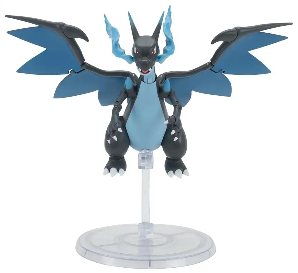 Pokémon Select: Mega Charizard X - Actionfigur - 15 cm