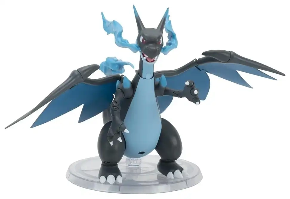 Pokémon Select: Mega Charizard X - Actionfigur - 15 cm