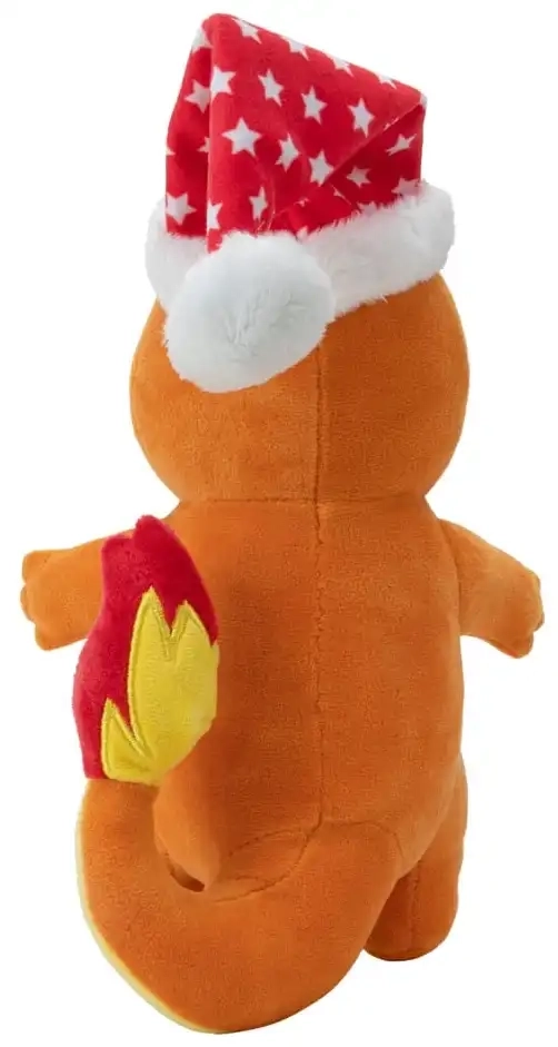 Pokémon: Winter Glumanda mit Weihnachtsmütze - Plüschfigur - 20 cm