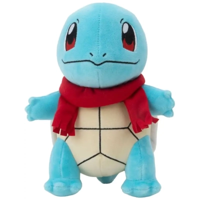 Pokémon: Winter Shiggy mit Schal - Plüschfigur - 20 cm