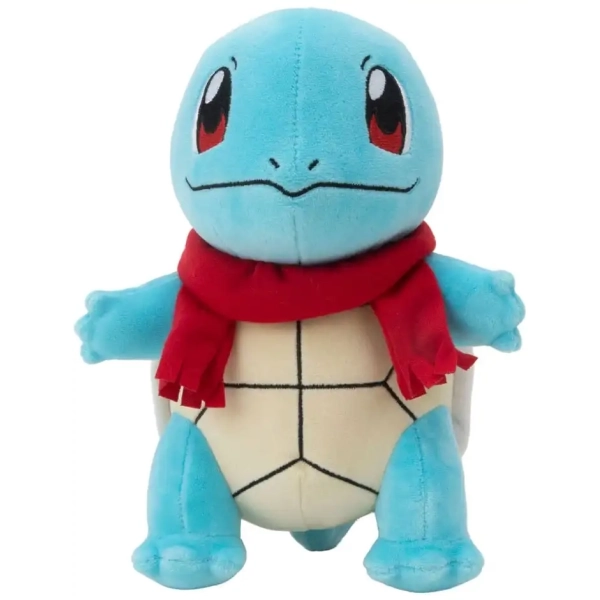 Pokémon: Winter Shiggy mit Schal - Plüschfigur - 20 cm