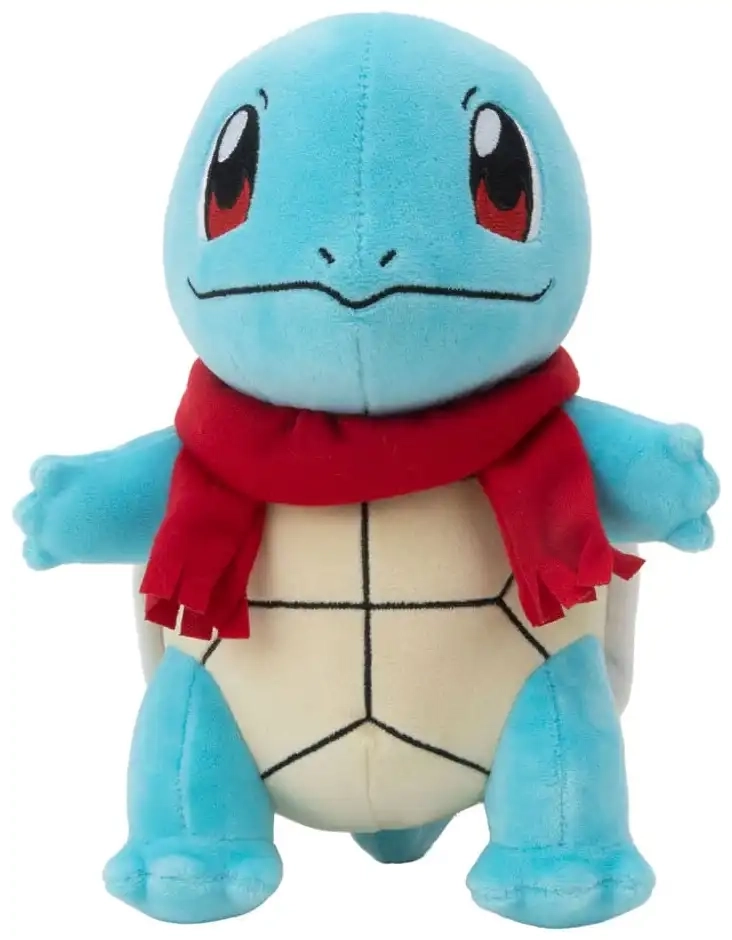 Pokémon: Winter Shiggy mit Schal - Plüschfigur - 20 cm