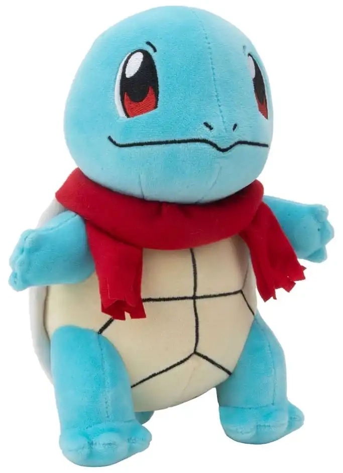 Pokémon: Winter Shiggy mit Schal - Plüschfigur - 20 cm