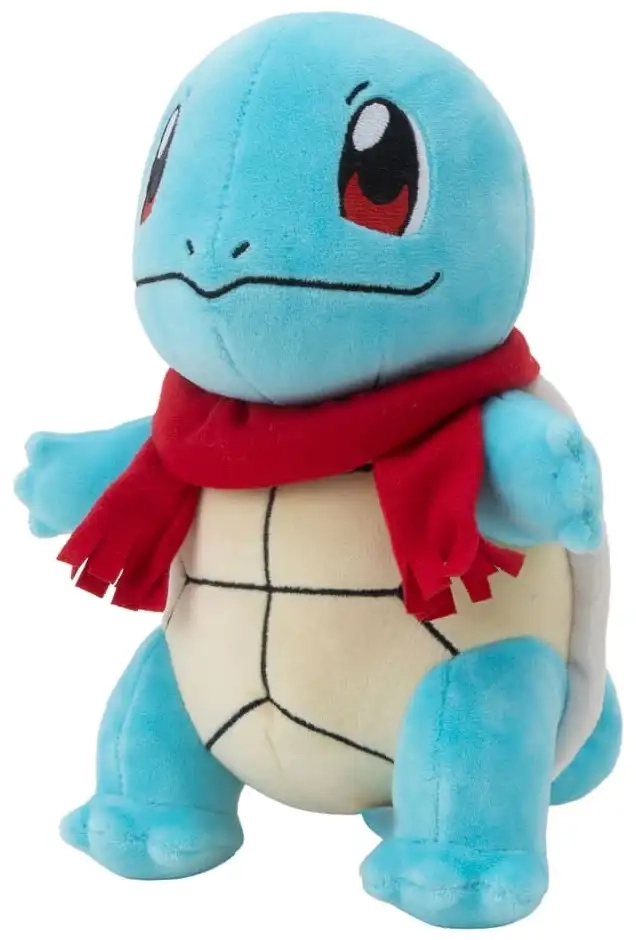 Pokémon: Winter Shiggy mit Schal - Plüschfigur - 20 cm