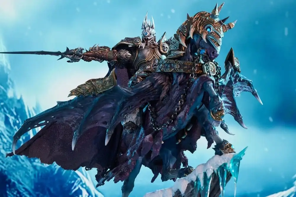 World of Warcraft: The Lich King & Invincible - Statue - 68 cm