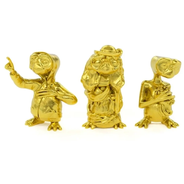 E.T. der Ausserirdische - Minifiguren-Set - Golden Edition - 3 Figuren à 5 cm