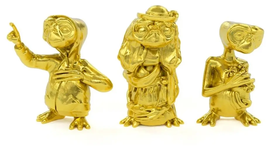 E.T. der Ausserirdische - Minifiguren-Set - Golden Edition - 3 Figuren à 5 cm