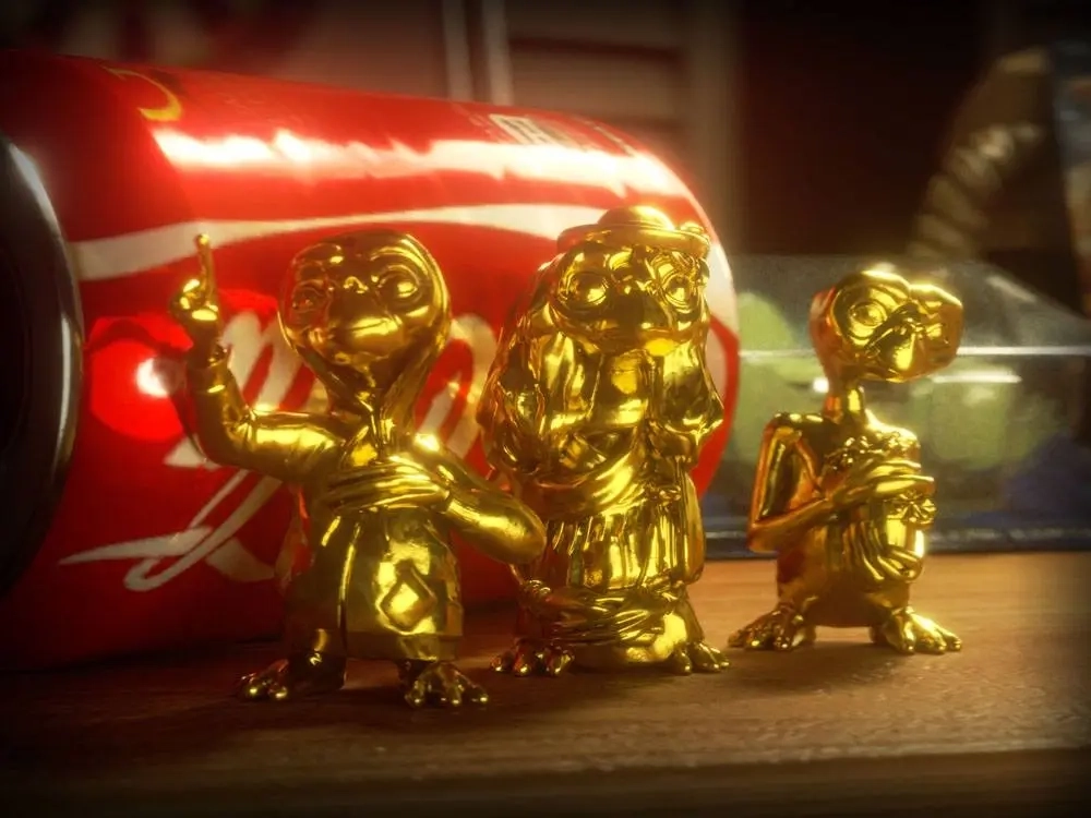E.T. der Ausserirdische - Minifiguren-Set - Golden Edition - 3 Figuren à 5 cm