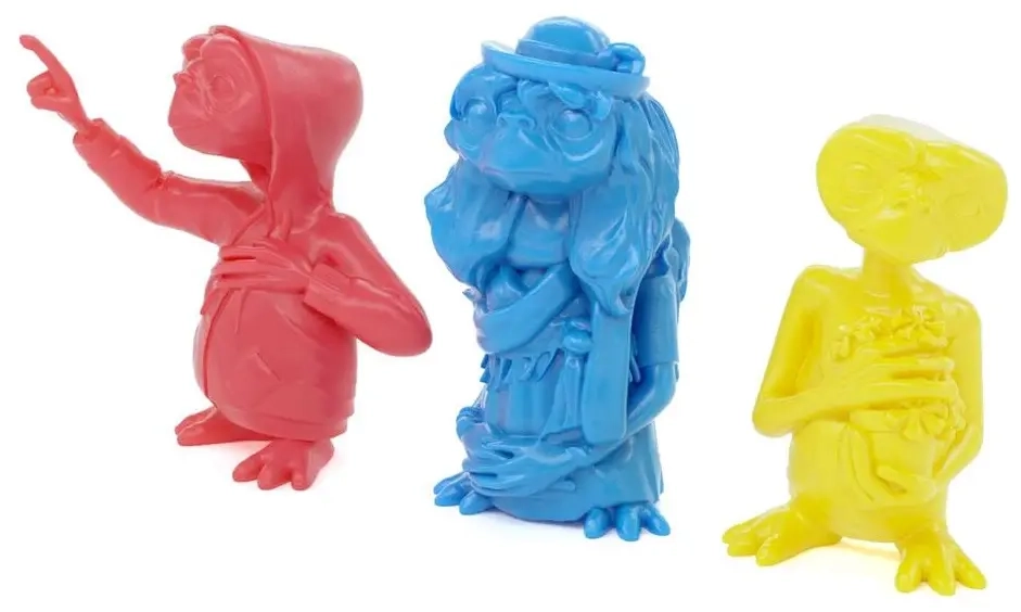 E.T. der Ausserirdische - Minifiguren-Set - 1982 Edition - 3 Figuren à 5 cm