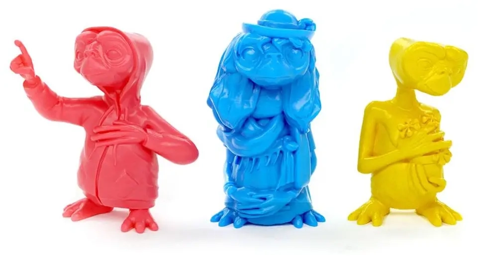 E.T. der Ausserirdische - Minifiguren-Set - 1982 Edition - 3 Figuren à 5 cm