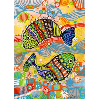 Tanzende Fische