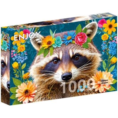 Blumen-Waschbär