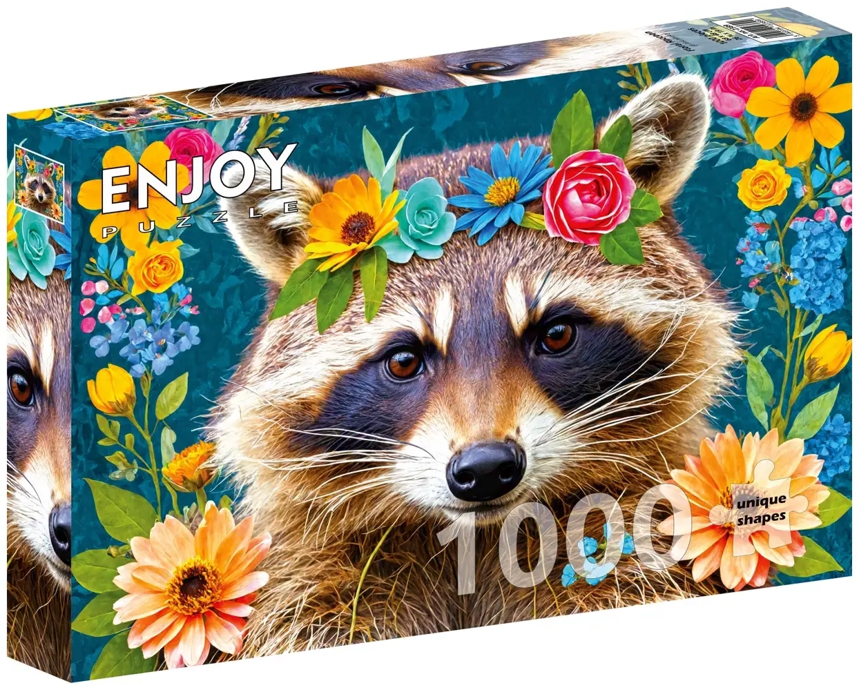 Blumen-Waschbär