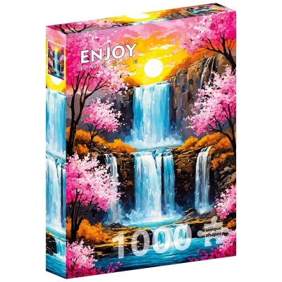 Kirschblüten-Wasserfall