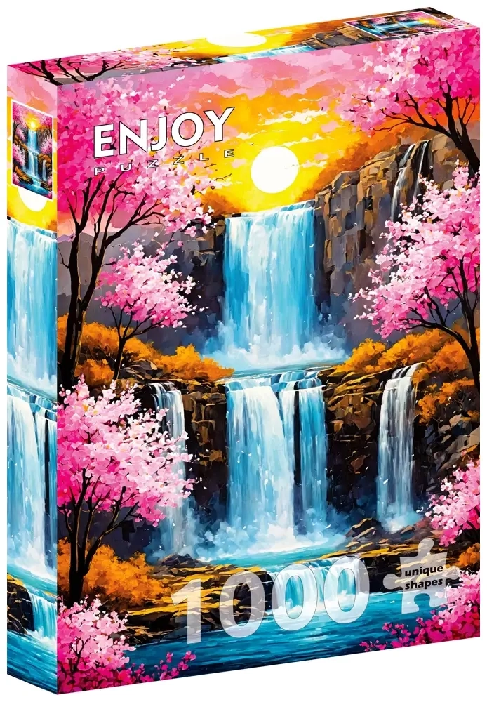 Kirschblüten-Wasserfall