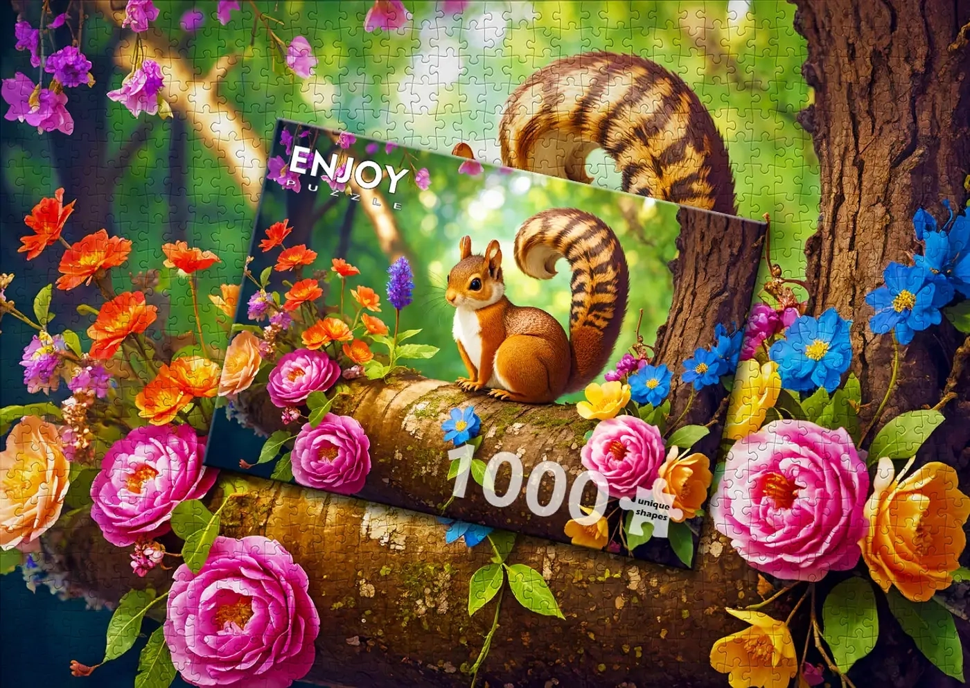 Blüten-Eichhörnchen