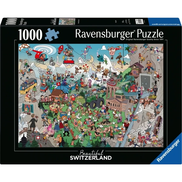 Wimmelbild Schweiz - 1000 Teile