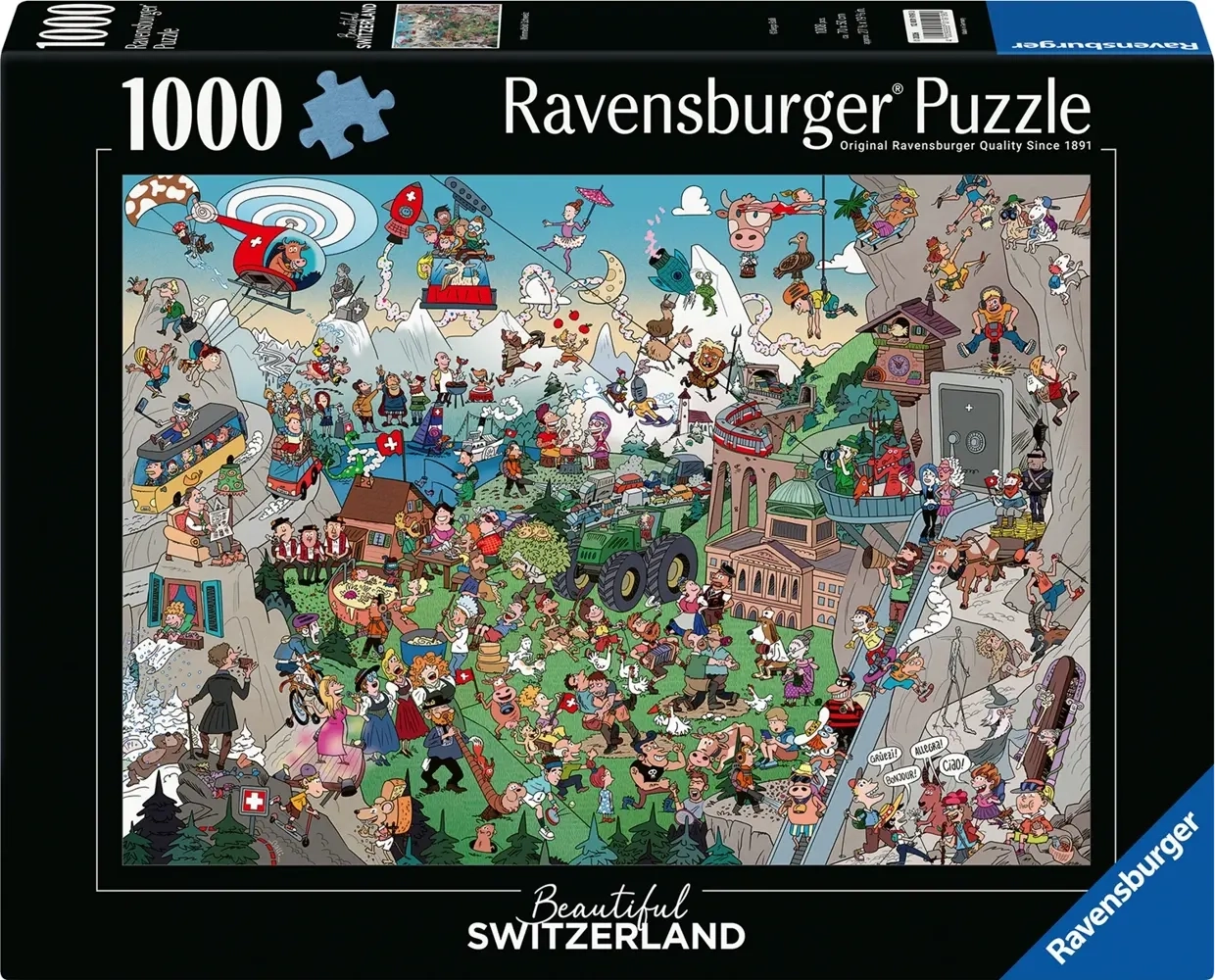 Wimmelbild Schweiz - 1000 Teile