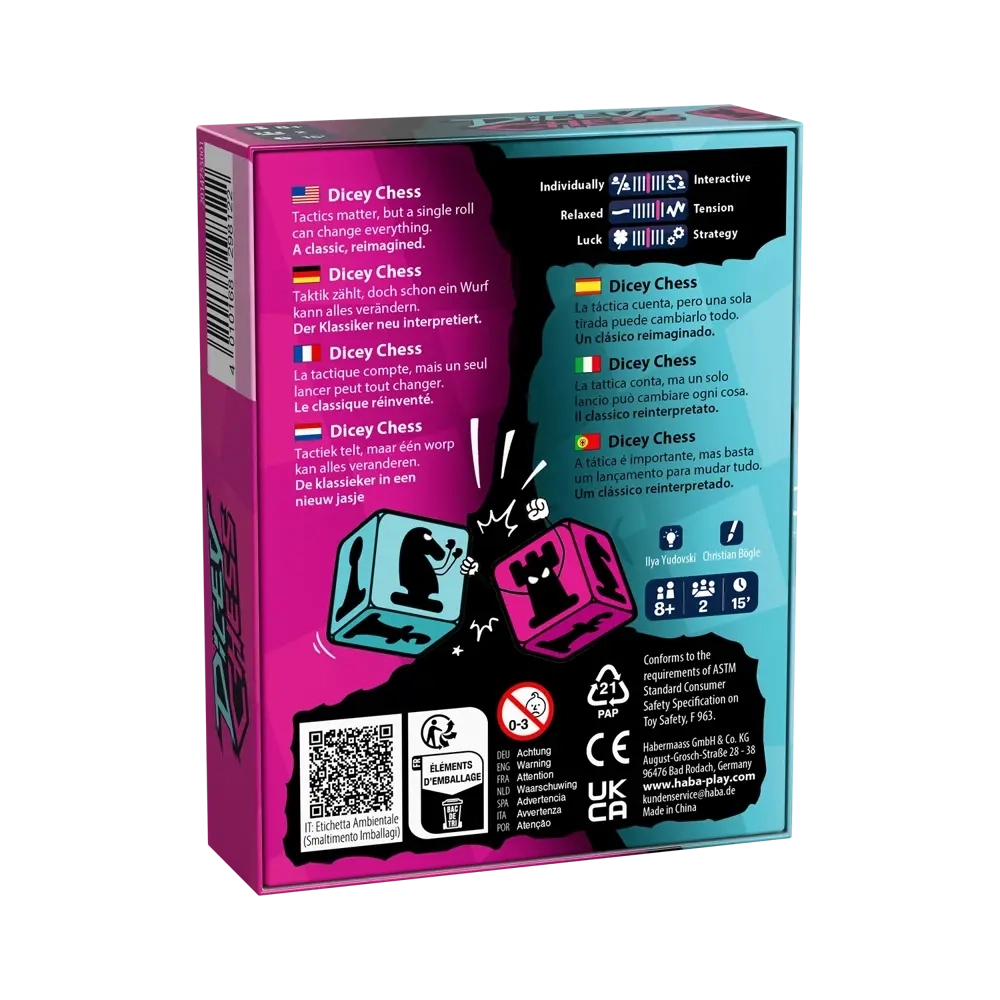 Dicey Chess - DE/EN/FR/IT