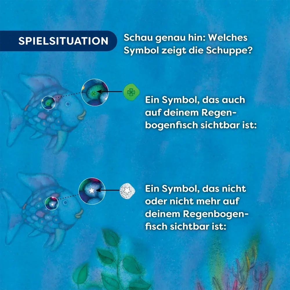 Der Regenbogenfisch: Glitzer-Bingo - DE