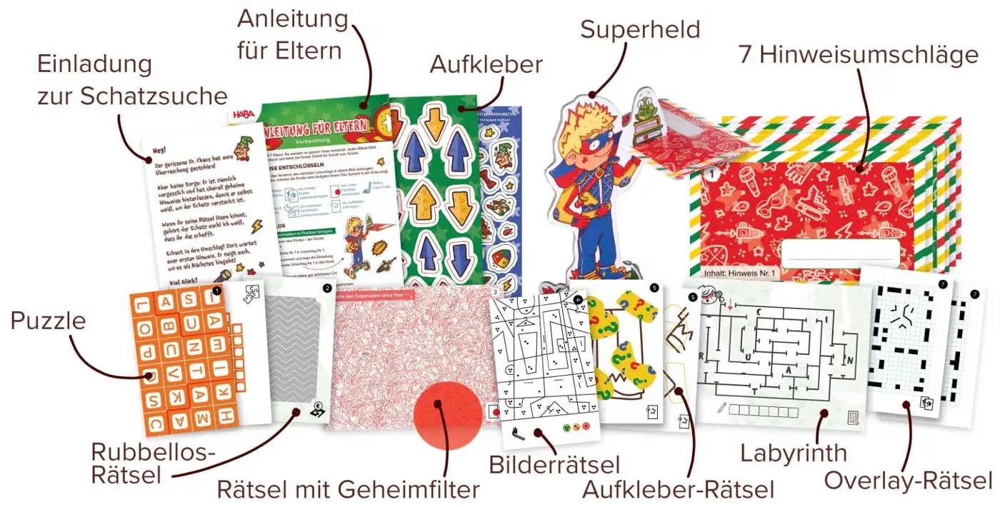 Schatzsuche Superheroes - DE