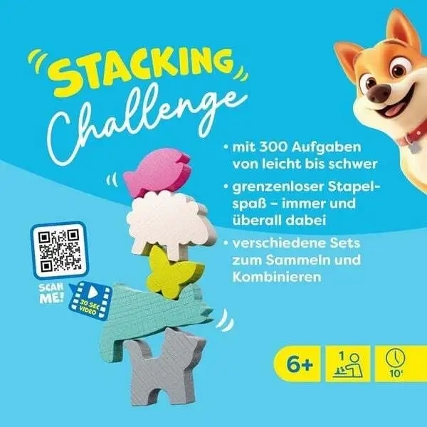Stacking Challenge: Animals - DE/EN/FR/IT