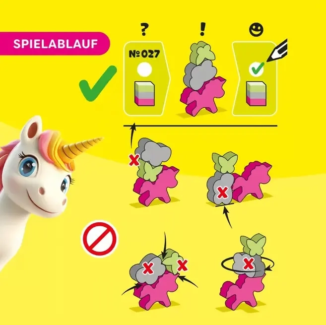Stacking Challenge: Unicorns - DE/EN/FR/IT