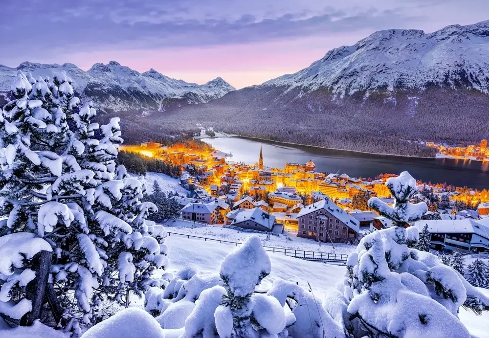 St. Moritz, Schweiz - 1000 Teile