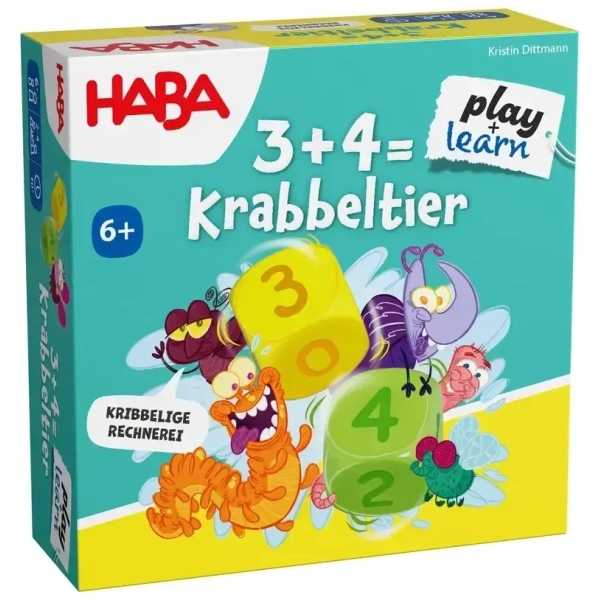 3 + 4 = Krabbeltier - DE/EN/FR/IT