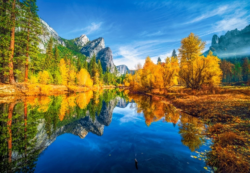 The Three Brothers, Yosemite National Park, USA - 1000 Teile