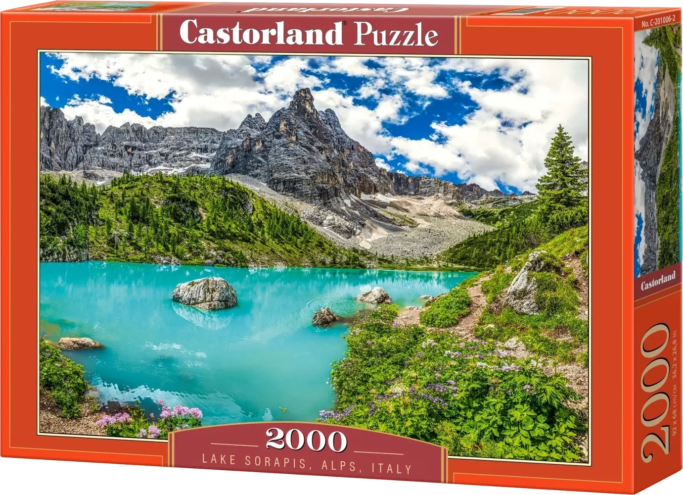 Lake Sorapis, Alps, Italy - 2000 Teile