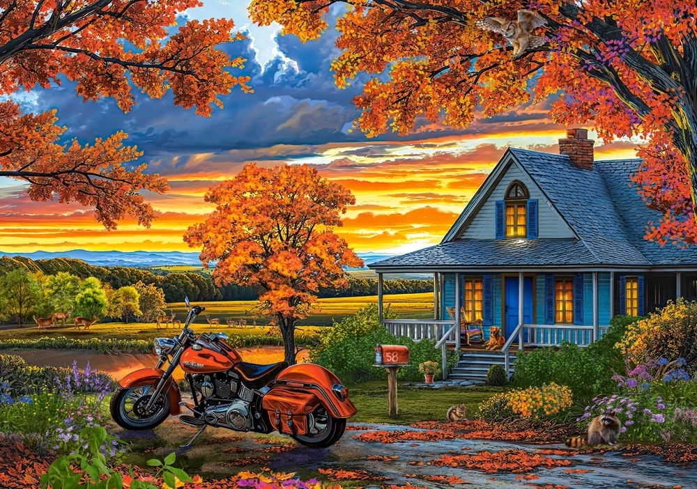 Autumn Ride - 500 Teile
