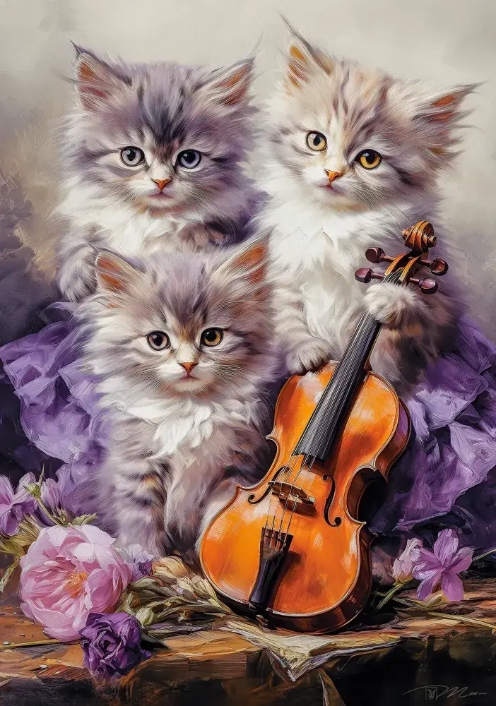 Musical Kittens - 500 Teile