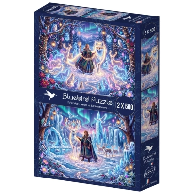 Neige et Enchantement - 2 x 500 Teile