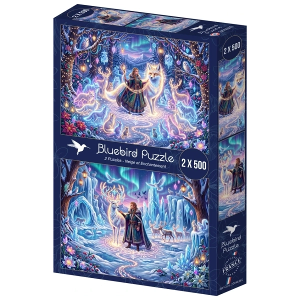 Neige et Enchantement - 2 x 500 Teile