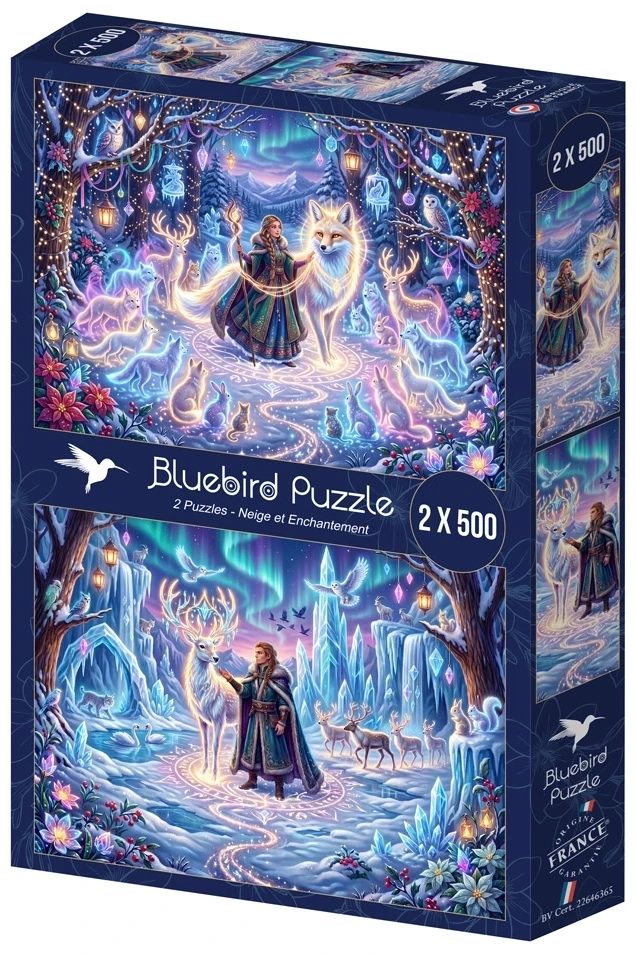 Neige et Enchantement - 2 x 500 Teile