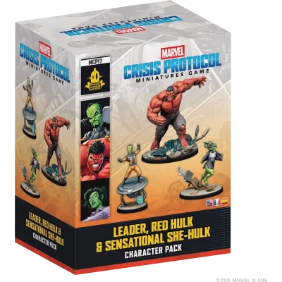 Marvel: Crisis Protocol - Leader, Red Hulk & Sensational She-Hulk Character Pack - Expansion - EN/FR