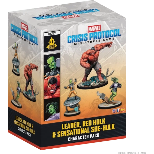 Marvel: Crisis Protocol - Leader, Red Hulk & Sensational She-Hulk Character Pack - Expansion - EN/FR
