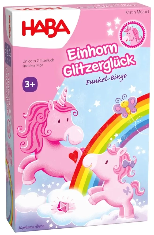 Einhorn Glitzerglück - Funkel-Bingo - DE