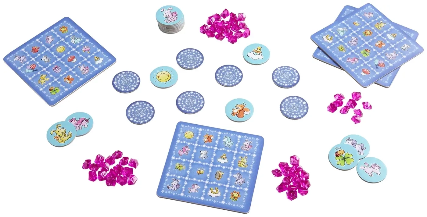 Einhorn Glitzerglück - Funkel-Bingo - DE