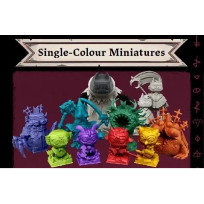 Cult of the Lamb: The Board Game - Einfarbige Miniaturen - 10 Stück
