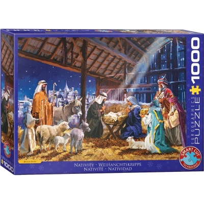 Weihnachtskrippe - 1000 Teile