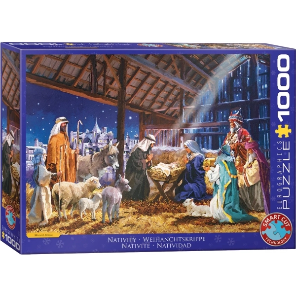 Weihnachtskrippe - 1000 Teile