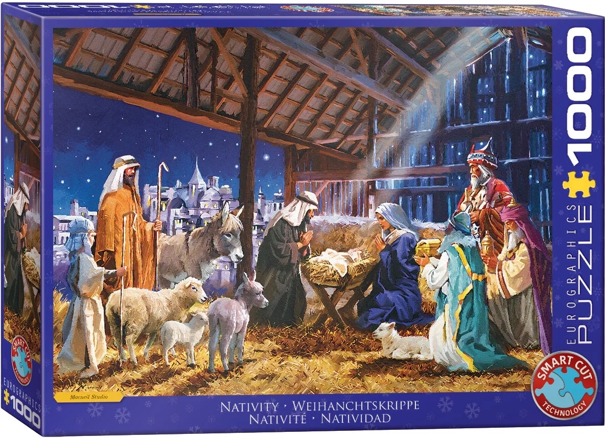 Weihnachtskrippe - 1000 Teile