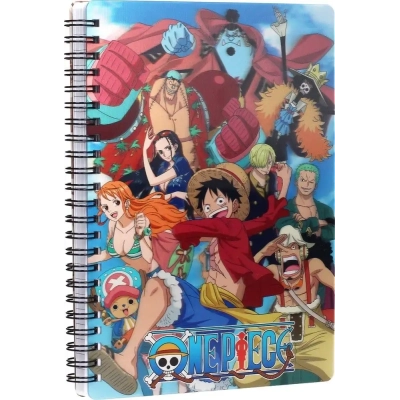 One Piece - 3D-Effekt-Notizbuch Group 5 - 21 x 15 cm