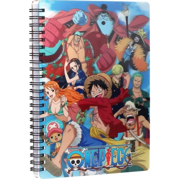 One Piece - 3D-Effekt-Notizbuch Group 5 - 21 x 15 cm